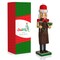Ornativity Christmas Toy Maker Nutcracker – Red and Green Wooden Nutcracker Man with Brown Workers Apron and Toy Car and Toy Hammer in Hand Xmas Themed Holiday Nut Cracker Doll Figure Decorations